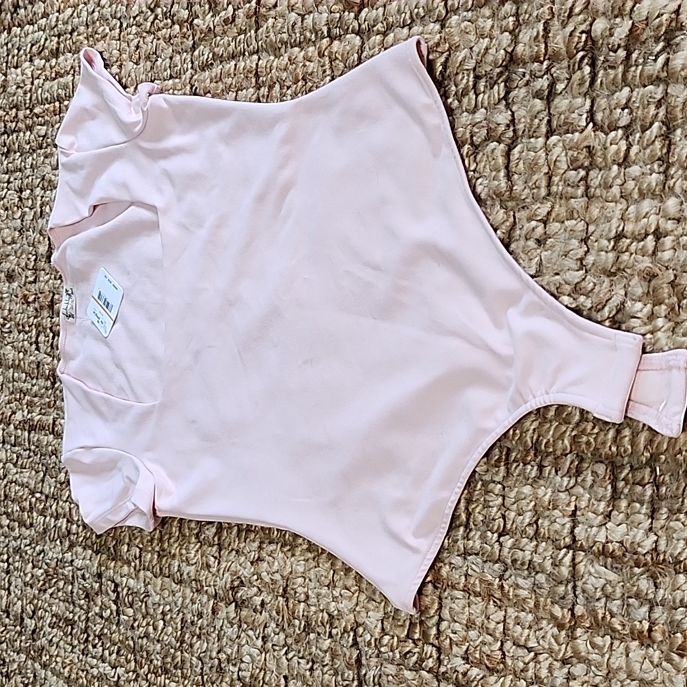 We the free pink body suit